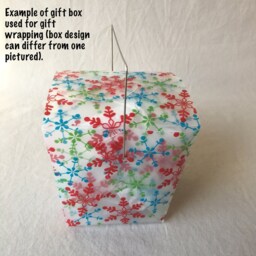 Red Green Kusudama Ornament - Handmade Origami Sequin Jingle Bell Tree D??cor - thumbnail 4