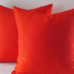 Red Cotton Pillow Covers Set Of 2 Decorative Throw Cushions - thumbnail 4