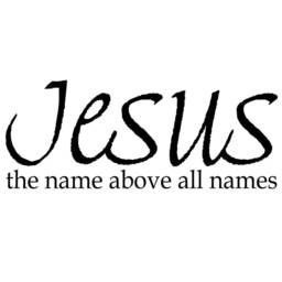 Jesus The Name Above All Names Christian Stickers Vinyl Wall Bible Verse Quotes Decal - thumbnail 2