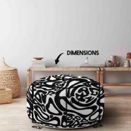 Lando Norris Print Kids Pouffe - Custom Background Colour Formula Racing Ottoman Playroom Footstool F1 Motorsport Fan Room Decor - thumbnail 2