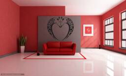African Giraffe Heart Vinyl Wall Decal Home Decor Art 1406 - thumbnail 1