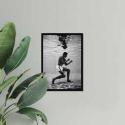 Vintage Muhammad Ali Print, Boxing Motivational Poster, Fine Art Photography Wall Art, Museum Quality Classic Black & White Print - thumbnail 3