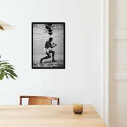 Vintage Muhammad Ali Print, Boxing Motivational Poster, Fine Art Photography Wall Art, Museum Quality Classic Black & White Print - thumbnail 2