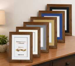 Handmade Photo Frame Poster Picture Frames With Multiple Mounts Wall Art Wedding Gifts Home Decor Gallery Image Display A1 A2 A3 A4 A5 - thumbnail 1