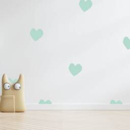 Heart Wall Decals Peel & Stick Stickers For Girls Bedroom - thumbnail 2