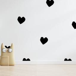 Heart Wall Decals Peel & Stick Stickers For Girls Bedroom - thumbnail 3