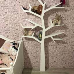 Tree Bookshelf, Interior, Furniture, Toy Shelf, Eco Product, Shoe Rack, Eco-Friendly, Nursery - thumbnail 3
