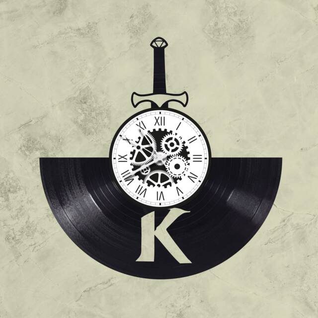 Kaamelott Theme 33 Rpm Vinyl Record Clock - image 1