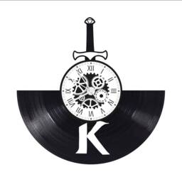 Kaamelott Theme 33 Rpm Vinyl Record Clock - thumbnail 4