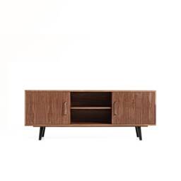"Sideboard, Tv Cabinet, Stand, Walnut Veneer, ""Bell" - thumbnail 2