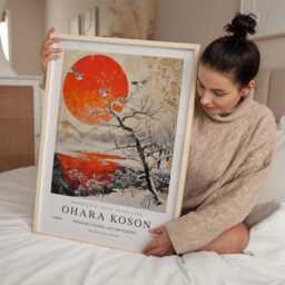 Ohara Koson, Koson Poster, Print, Japanese Wall Art, Japandi, Japandi Art - thumbnail 2
