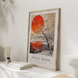 Ohara Koson, Koson Poster, Print, Japanese Wall Art, Japandi, Japandi Art - thumbnail 3