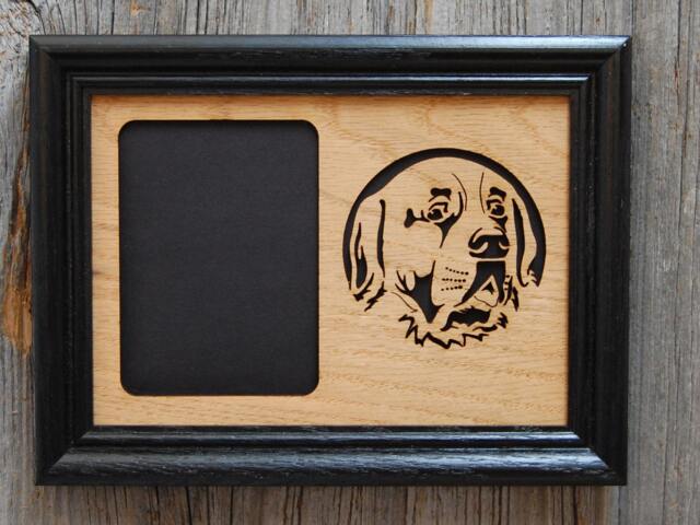 Dog Picture Frame - 8x10 Holds 5x7 Photo Portrait Frame, Lover Gift, Memorial New Puppy Owner Gift - image 1