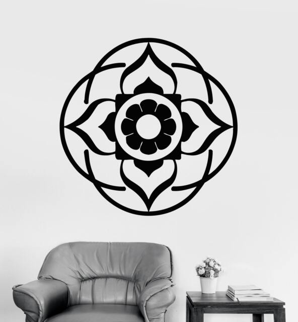Wall Art Mural Mandala Yoga Lotus Buddha Cool Decor 2377Di - image 1