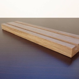 Multiple Wood Business Card Holder. Wooden Stand. Office Display - thumbnail 4