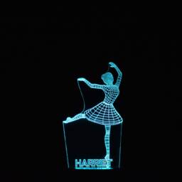 Personalised Ballerina Led Night Light Dancing Light Stand - thumbnail 4