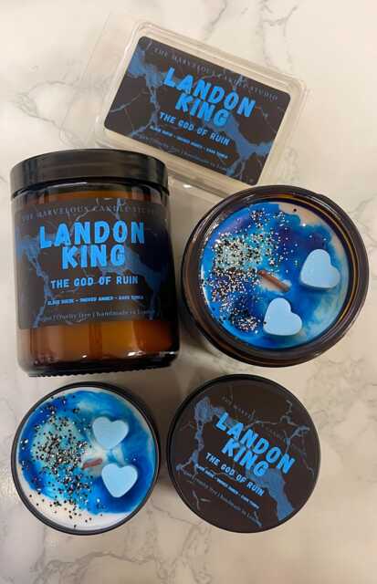 Landon King Candle - Legacy Of Gods Series By Rina Kent God Of Ruin Dark Romance Booktok Merch Bookish Gift - image 1