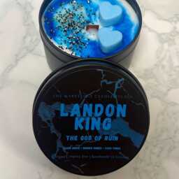 Landon King Candle - Legacy Of Gods Series By Rina Kent God Of Ruin Dark Romance Booktok Merch Bookish Gift - thumbnail 3