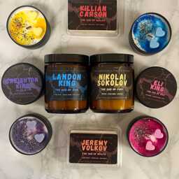 Landon King Candle - Legacy Of Gods Series By Rina Kent God Of Ruin Dark Romance Booktok Merch Bookish Gift - thumbnail 4