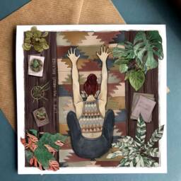 Life Is All About Balance - Yoga Art Print/Greeting Card - thumbnail 2