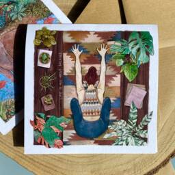 Life Is All About Balance - Yoga Art Print/Greeting Card - thumbnail 3