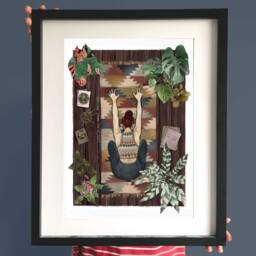 Life Is All About Balance - Yoga Art Print/Greeting Card - thumbnail 1