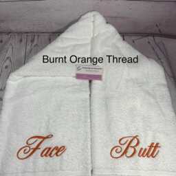 Face Butt Embroidered Towel College Gifts Christmas Gift Ideas Fathers Day Gag Birthday - thumbnail 3