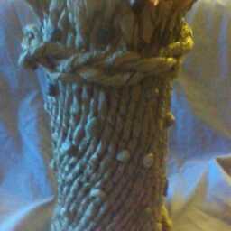 Sculptured Paper Vase - thumbnail 2