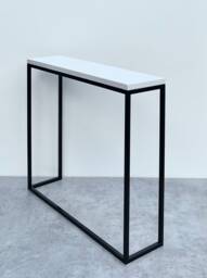 Mild Steel Console Table Radiator Cover Quartz Worktop
