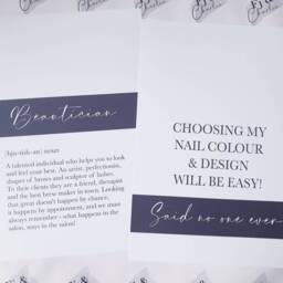 Salon Prints, Beautician Definition, Nail Design Art, Set Of 2 - thumbnail 2