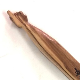 Olive Wood Yad Torah Pointer, Engraved Judaica Art, Bar Mitzvah Gift - thumbnail 3
