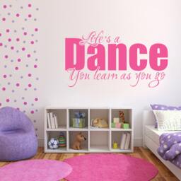 Life's A Dance - Wall Sticker Vinyl Decal - thumbnail 2