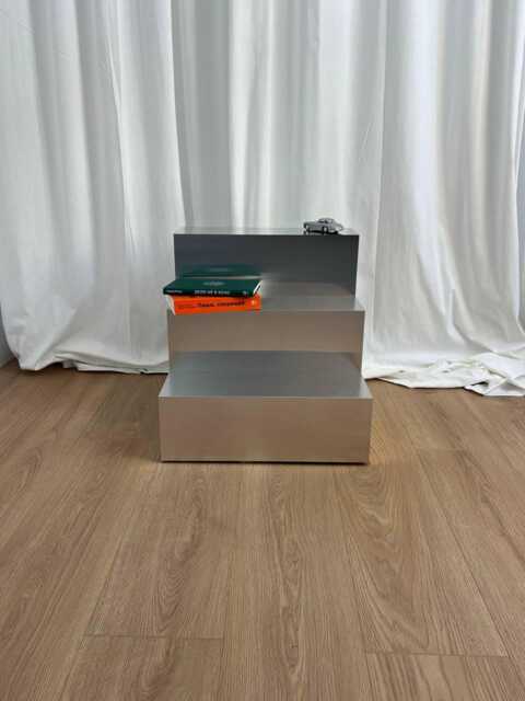 Aluminium Step Display Unit 45cm - Matt Or Glossy Finish - image 1