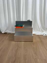 Aluminium Step Display Unit 45cm - Matt Or Glossy Finish - thumbnail 1