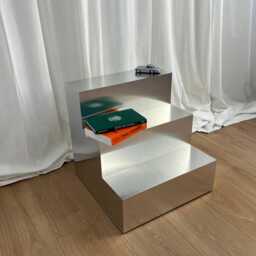 Aluminium Step Display Unit 45cm - Matt Or Glossy Finish - thumbnail 2