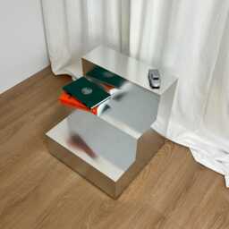 Aluminium Step Display Unit 45cm - Matt Or Glossy Finish - thumbnail 4