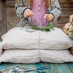 Softened Linen Pillow Cover, 50x70 cm. - Us Duty Paid - thumbnail 4