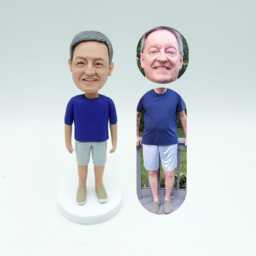 Personalized Father's Day Bobblehead Custom 3D Figurine Gift - thumbnail 2