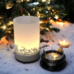 Santa Claus Shadow Play Candle - Christmas Gift Box - thumbnail 3