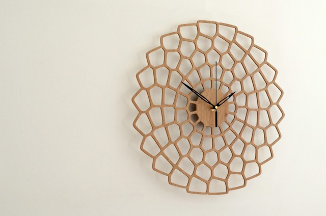 Perfect Birthday Gift - Modern Wall Clock Big Rustic Large Home Decor Wooden Clocks - image 1