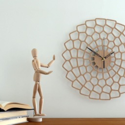 Perfect Birthday Gift - Modern Wall Clock Big Rustic Large Home Decor Wooden Clocks - thumbnail 2