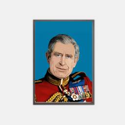 King Charles Iii Art Print British Royalty Portrait - thumbnail 1
