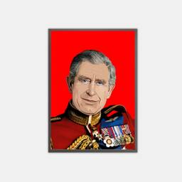 King Charles Iii Art Print British Royalty Portrait - thumbnail 3