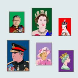 King Charles Iii Art Print British Royalty Portrait - thumbnail 4
