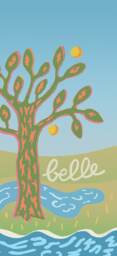 Claire Fontaine Collection Scenic 3. Delightful French Nursery Tale Wall Art, Bright Dreamy Rainbow Kids Mural, Inspiring Vivid Imagination - thumbnail 4