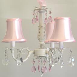 Reyna Chandelier-Shabby Chic Chandelier, Girls Nursery Boho Style Available in 4 Sizes & Many Finishes, Custom Made For You - thumbnail 2