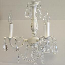 Reyna Chandelier-Shabby Chic Chandelier, Girls Nursery Boho Style Available in 4 Sizes & Many Finishes, Custom Made For You - thumbnail 3