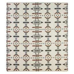 Handmade Alpaca Wool Blanket Southwest Aztec Throw - thumbnail 3