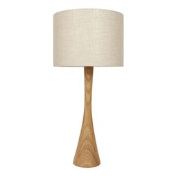 Wooden Oak Lamp - thumbnail 3