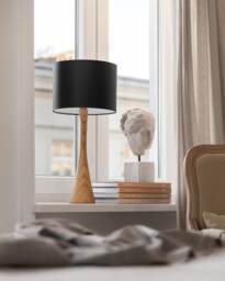Wooden Oak Lamp